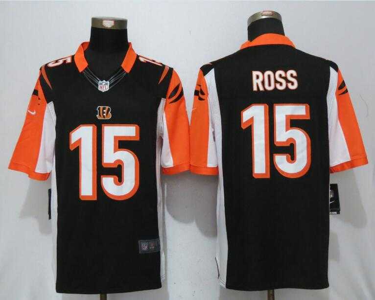 Nike Limited Cincinnati Bengals #15 Ross Black Stitched Jersey,We sell and wholesale Nike Limited Cincinnati Bengals #15 Ross Black Stitched Jersey on line form chian!
